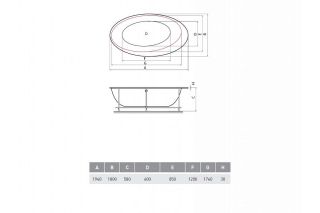 Акриловая ванна Vayer Boomerang Oval Etna 194x100 Гл000010198 без гидромассажа Акриловая ванна Vayer Boomerang Oval Etna 194x100 Гл000010198 без гидромассажа