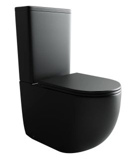 Напольный унитаз Ceramica Nova Metropol CN4001MB безободковый чёрный матовый Напольный унитаз Ceramica Nova Metropol CN4001MB безободковый чёрный матовый