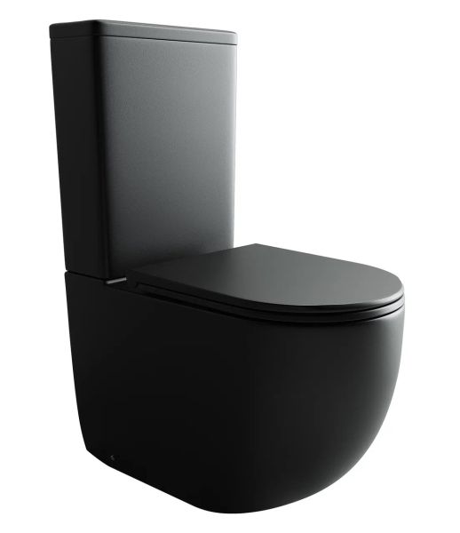 Напольный унитаз Ceramica Nova Metropol CN4001MB безободковый чёрный матовый Напольный унитаз Ceramica Nova Metropol CN4001MB безободковый чёрный матовый