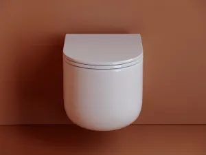 Подвесной унитаз Ceramica Nova Ulma CN4006 безободковый белый