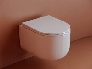 Подвесной унитаз Ceramica Nova Ulma CN4006 безободковый белый