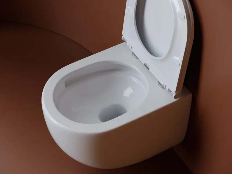 Подвесной унитаз Ceramica Nova UP CN4007 безободковый белый