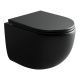 Подвесной унитаз Ceramica Nova UP CN4007MB безободковый чёрный матовый Подвесной унитаз Ceramica Nova UP CN4007MB безободковый чёрный матовый