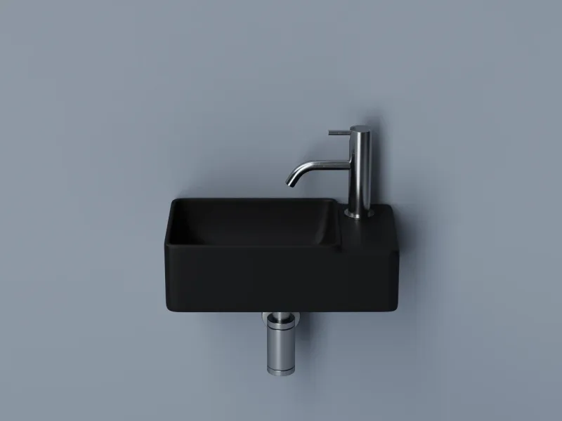 Раковина Ceramica Nova Element CN5045MB 39см чёрный матовый
