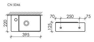 Раковина Ceramica Nova Element CN5046 39см белый Раковина Ceramica Nova Element CN5046 39см белый
