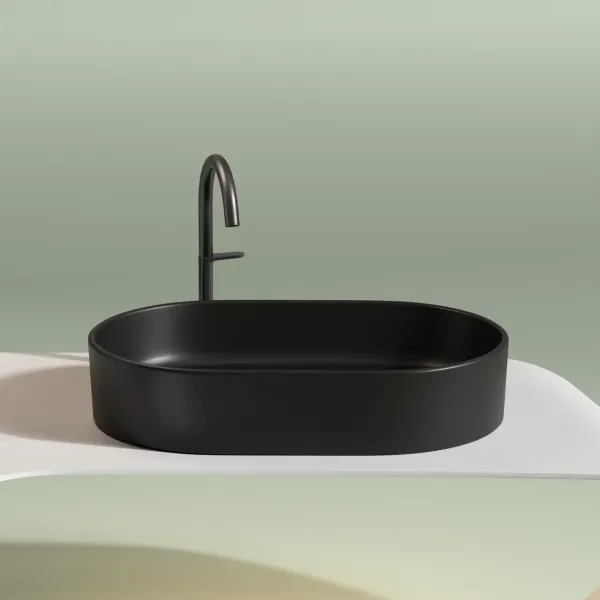 Раковина Ceramica Nova Element CN6048MB 60см чёрный матовый