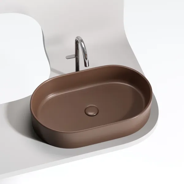 Раковина Ceramica Nova Element CN6048MDB 60см тёмно-коричневый матовый