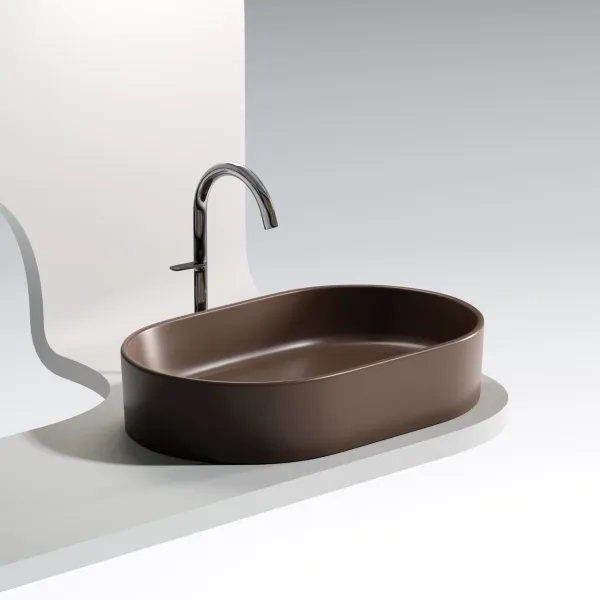 Раковина Ceramica Nova Element CN6048MDB 60см тёмно-коричневый матовый