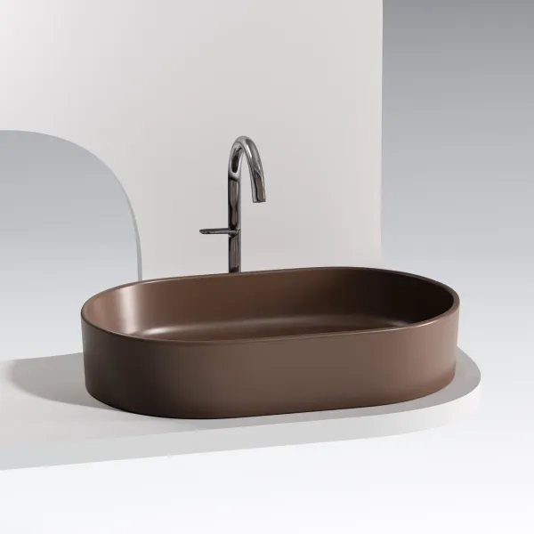 Раковина Ceramica Nova Element CN6048MDB 60см тёмно-коричневый матовый