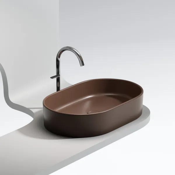 Раковина Ceramica Nova Element CN6048MDB 60см тёмно-коричневый матовый