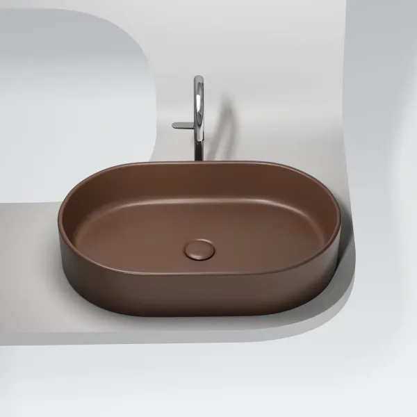 Раковина Ceramica Nova Element CN6048MDB 60см тёмно-коричневый матовый