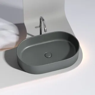 Раковина Ceramica Nova Element CN6048MDH 60см тёмный антрацит матовый Раковина Ceramica Nova Element CN6048MDH 60см тёмный антрацит матовый