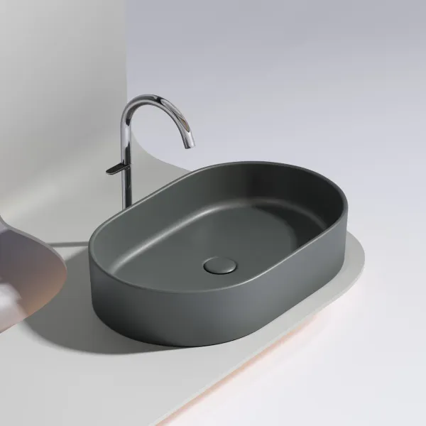 Раковина Ceramica Nova Element CN6048MDH 60см тёмный антрацит матовый