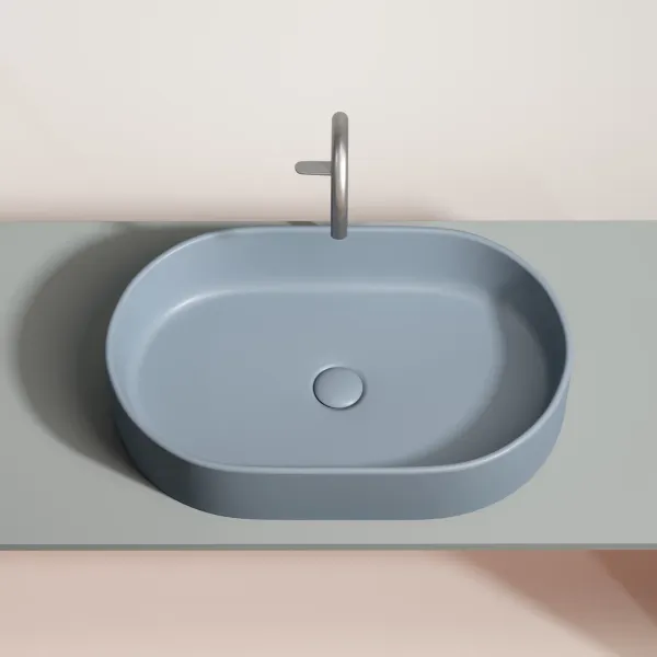 Раковина Ceramica Nova Element CN6048MHL 60см серо-голубой матовый