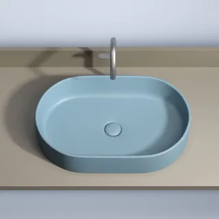 Раковина Ceramica Nova Element CN6048ML 60см голубой матовый Раковина Ceramica Nova Element CN6048ML 60см голубой матовый