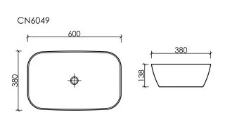 Раковина Ceramica Nova Element CN6049MLG 60см зелёный матовый Раковина Ceramica Nova Element CN6049MLG 60см зелёный матовый
