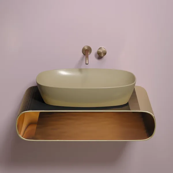 Раковина Ceramica Nova Element CN6049MC 60см капучино матовый