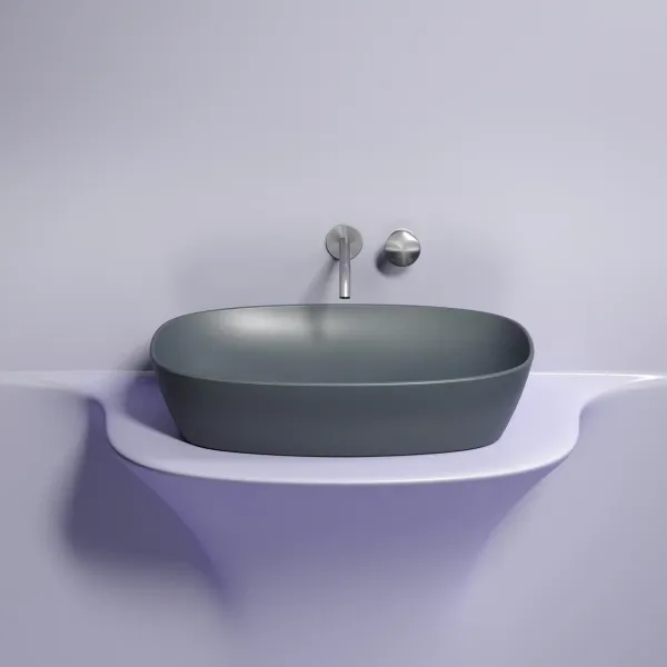 Раковина Ceramica Nova Element CN6049MDH 60см тёмный антрацит матовый