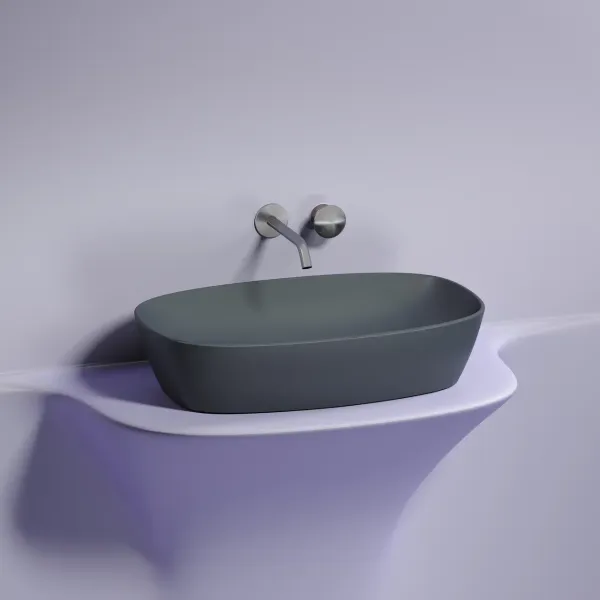 Раковина Ceramica Nova Element CN6049MDH 60см тёмный антрацит матовый