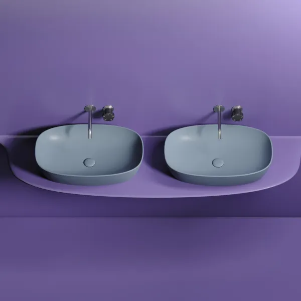 Раковина Ceramica Nova Element CN6049MHL 60см серо-голубой матовый