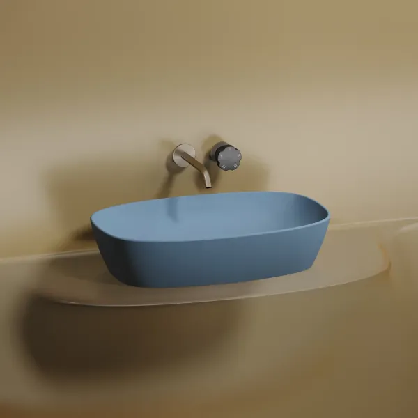 Раковина Ceramica Nova Element CN6049ML 60см голубой матовый