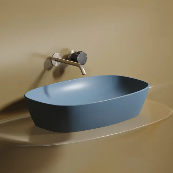 Раковина Ceramica Nova Element CN6049ML 60см голубой матовый