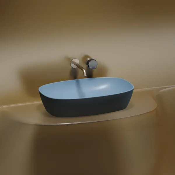 Раковина Ceramica Nova Element CN6049ML 60см голубой матовый