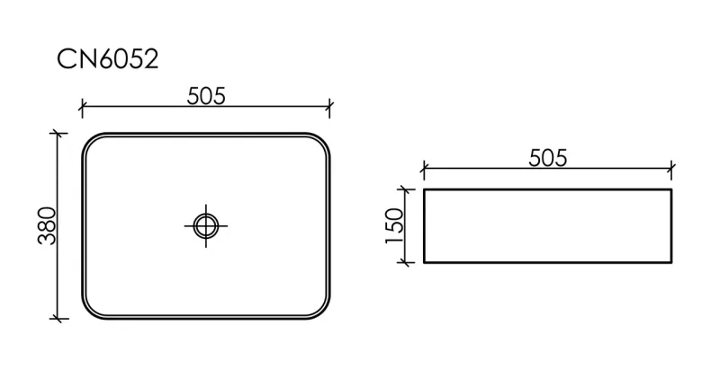 Раковина Ceramica Nova Element CN6052 50см белый