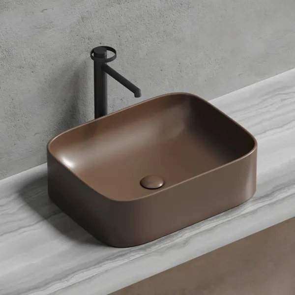 Раковина Ceramica Nova Element CN6052MDB 50см тёмно-коричневый матовый