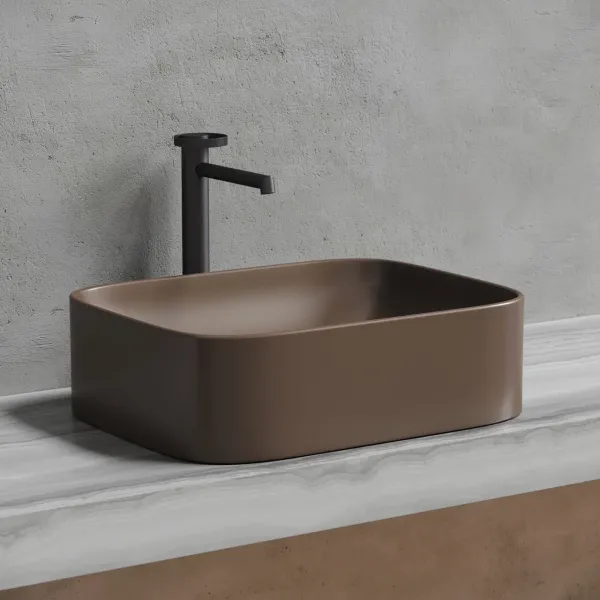 Раковина Ceramica Nova Element CN6052MDB 50см тёмно-коричневый матовый