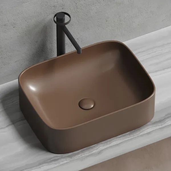 Раковина Ceramica Nova Element CN6052MDB 50см тёмно-коричневый матовый