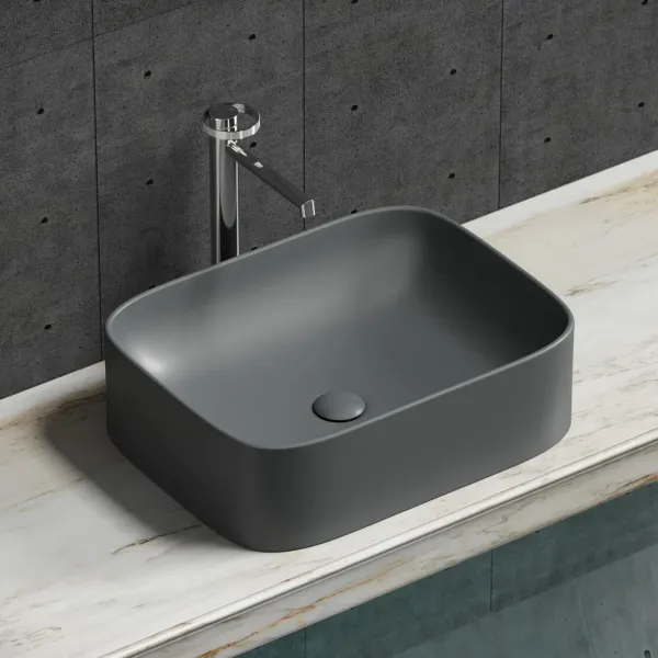 Раковина Ceramica Nova Element CN6052MDH 50см тёмный антрацит матовый