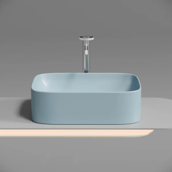 Раковина Ceramica Nova Element CN6052ML 50см голубой матовый Раковина Ceramica Nova Element CN6052ML 50см голубой матовый