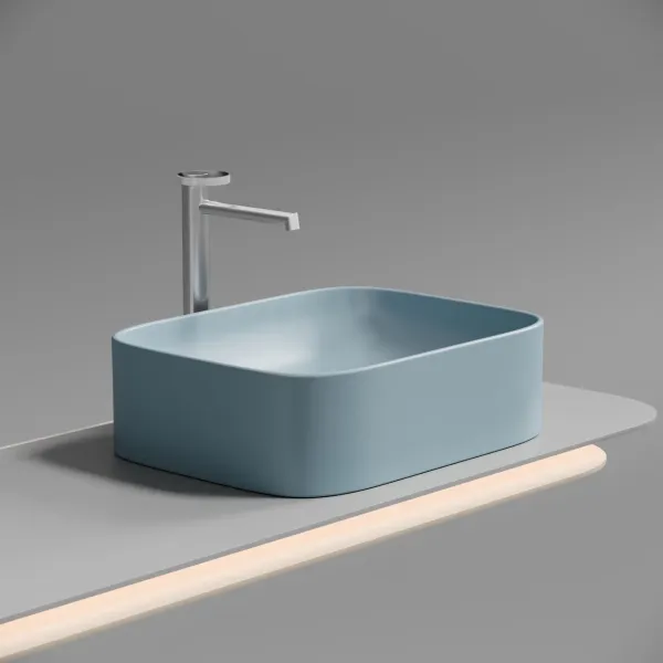 Раковина Ceramica Nova Element CN6052ML 50см голубой матовый Раковина Ceramica Nova Element CN6052ML 50см голубой матовый