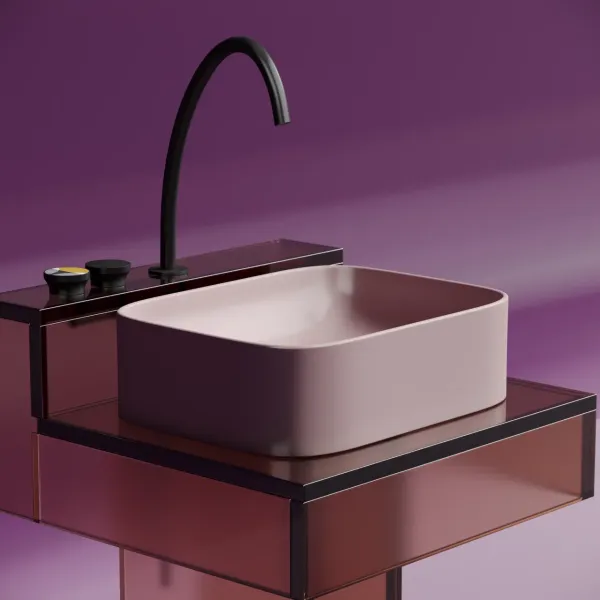 Раковина Ceramica Nova Element CN6052MP 50см розовый матовый