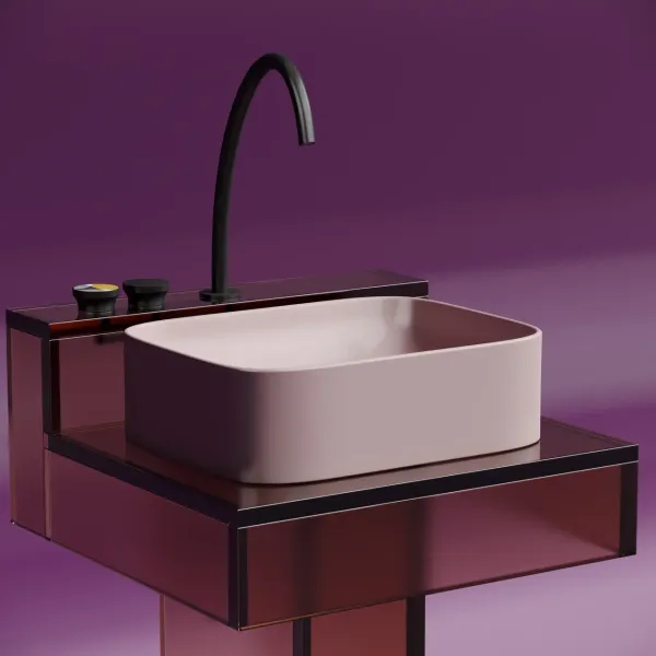Раковина Ceramica Nova Element CN6052MP 50см розовый матовый