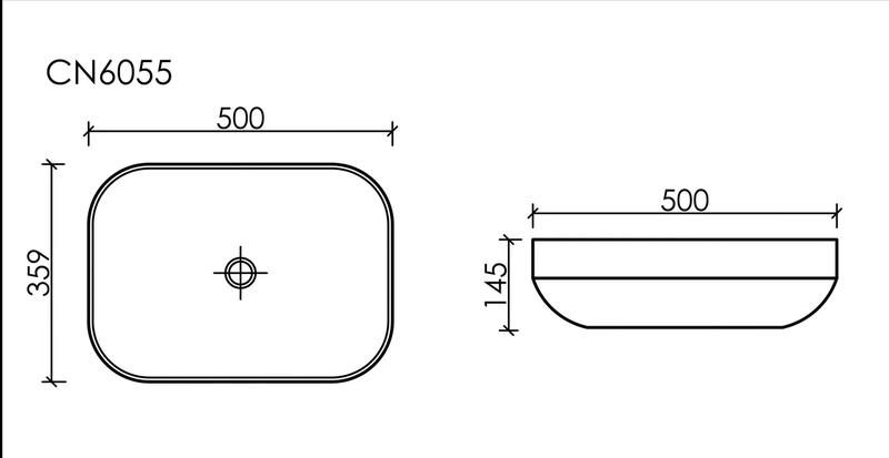 Раковина Ceramica Nova Element CN6055 50см белый