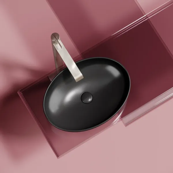 Раковина Ceramica Nova Element CN6056MB 50см чёрный матовый Раковина Ceramica Nova Element CN6056MB 50см чёрный матовый