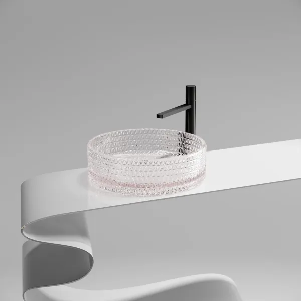 Раковина Ceramica Nova Cristal CN6061 36см розовый