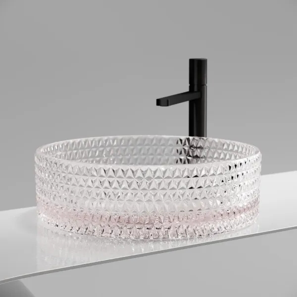 Раковина Ceramica Nova Cristal CN6061 36см розовый