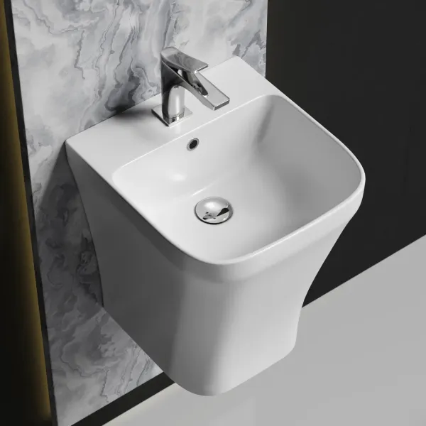 Подвесная раковина Ceramica Nova Dion CN6067 36см белый