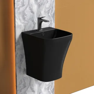 Подвесная раковина Ceramica Nova Dion CN6067MB 36см чёрный матовый