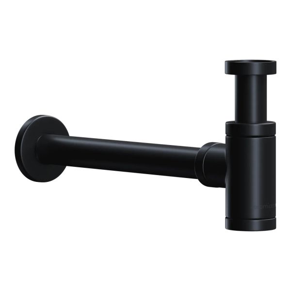 Сифон для раковины Ceramica Nova 70001MB с мокрым затвором чёрный матовый Сифон для раковины Ceramica Nova 70001MB с мокрым затвором чёрный матовый