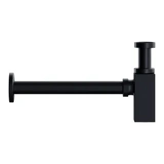 Сифон для раковины Ceramica Nova 70002MB с мокрым затвором чёрный матовый Сифон для раковины Ceramica Nova 70002MB с мокрым затвором чёрный матовый
