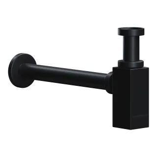 Сифон для раковины Ceramica Nova 70002MB с мокрым затвором чёрный матовый Сифон для раковины Ceramica Nova 70002MB с мокрым затвором чёрный матовый