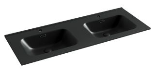 Мебельная раковина Ceramica Nova Element CN7004MB двойная 121см чёрный матовый Мебельная раковина Ceramica Nova Element CN7004MB двойная 121см чёрный матовый