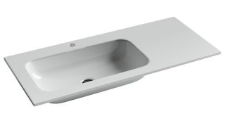 Мебельная раковина Ceramica Nova Element CN7014 чаша слева 101см белый Мебельная раковина Ceramica Nova Element CN7014 чаша слева 101см белый