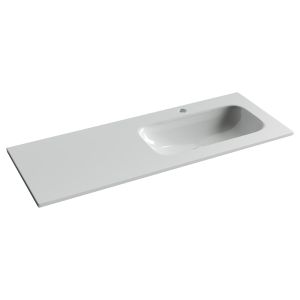 Раковина Ceramicanova Grace CN7021 с чашей справа 120 см белый