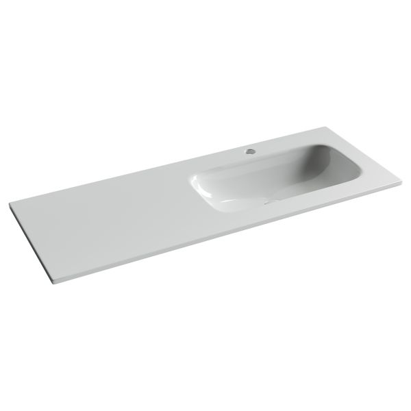 Раковина Ceramicanova Grace CN7021 с чашей справа 120 см белый