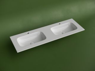 Раковина Ceramicanova Grace CN7022 с двумя чашами 140 см белый Раковина Ceramicanova Grace CN7022 с двумя чашами 140 см белый